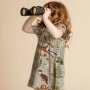 Kuviollinen jersey 145 cm - Forest Star - jnis