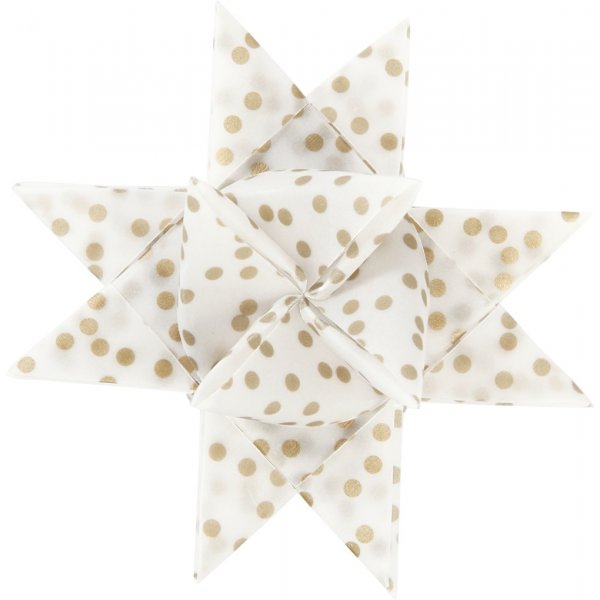 Thtinauhat - kulta - valkoinen - 6,5+11,5 cm, 48 nauhaa