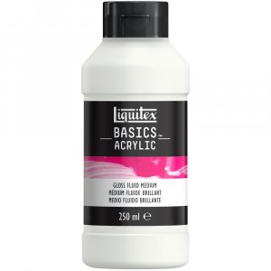 Akryylivliaine - Liquitex Basics -lisaineet - 250 ml - Pullokiiltoaineneste