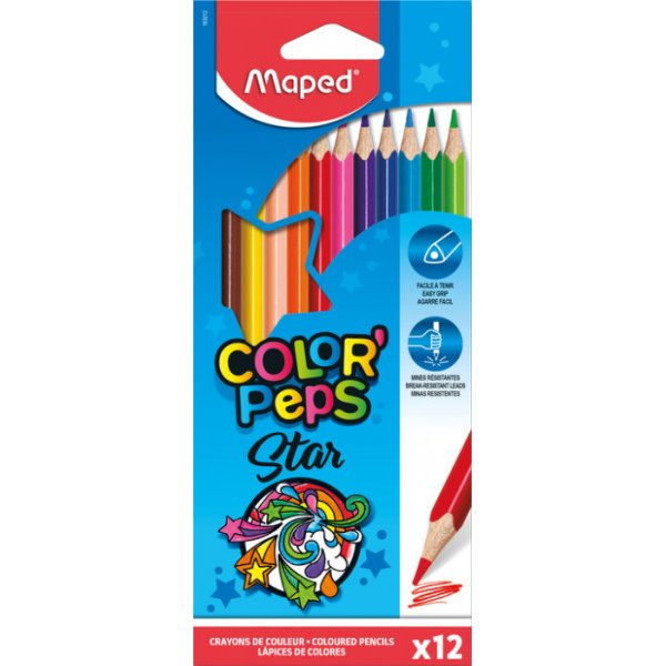 Värikynäsarja - Maped - Color´Peps 12 kpl