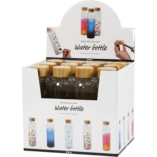 Vesipullo - 500 ml - 12 kpl