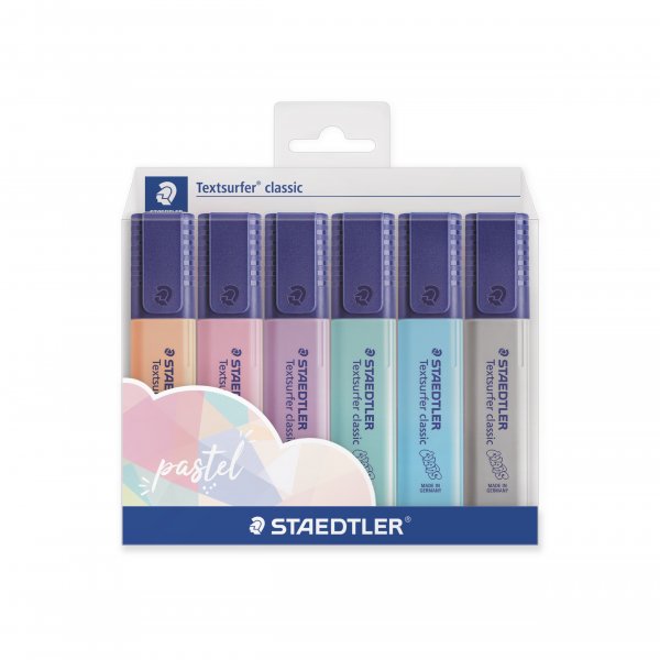 Merkintkyn Textsurfer Classic Pastel - 6 kyn