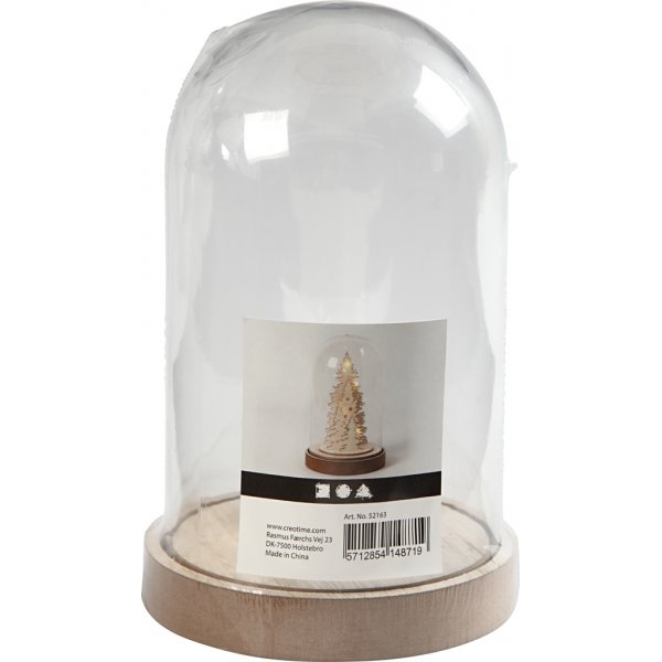 Kuppi puisella pohjalla - 11 cm