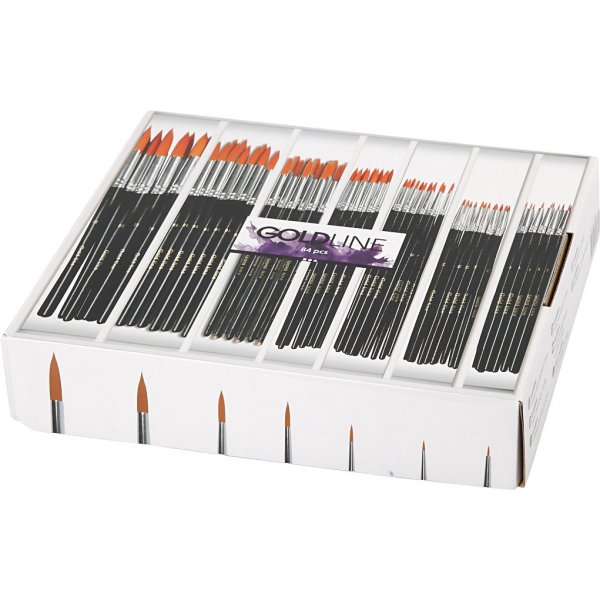 Gold Line siveltimet - ei. 1+2+4+8+12+18+22 - pyre - 7 x 12 kpl