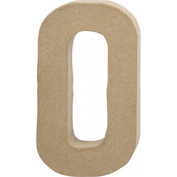 Pahvikirjain - O - 5 cm Pahvikirjain - O - 5 cm