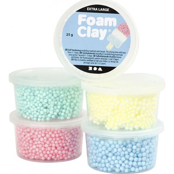 Foam Clay Extra Large - sekavrit - 5 x 25 g