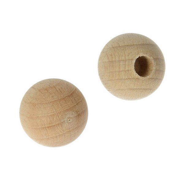 Ksittelemttmt puupallot puolirei'ill - 6mm 15 kpl