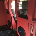 Asiakaskuva Verhoilukangas Vinyyli / tekonahka Musta - 140 cm