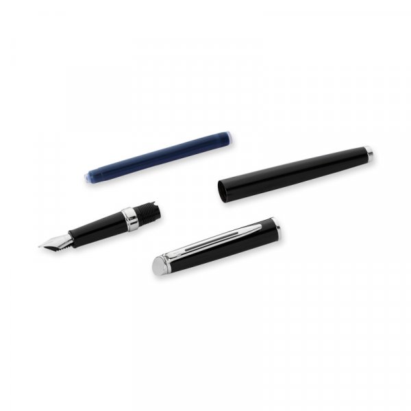 Kuulakrkikyn Waterman Hmisphre - Musta kromikoristelu - Medium Blue