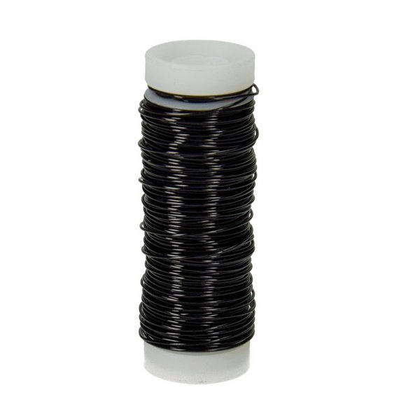 Kuparilanka  0,50 mm - musta metalli 25 m