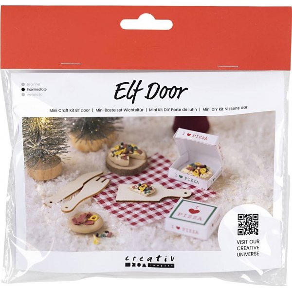 Mini DIY Kit Joulupukin ovi - Pizza