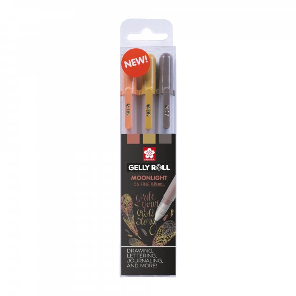Geelikynt Sakura Gelly Roll Set 3 kyn - Nature