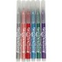 Colortime Glitter tussi - sekavrit - 2 mm - 6 kpl