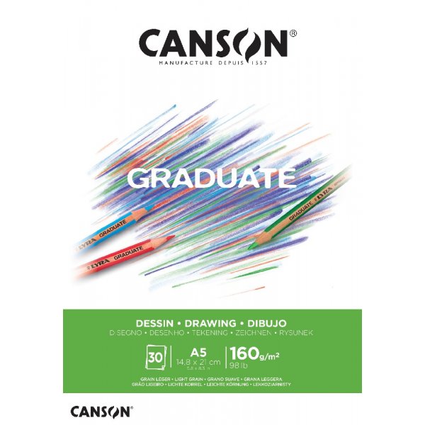 Graduate Piirustuslehti 160g 30 arkkia
