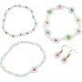 Mini DIY Kit Jewelry - Elastinen rannekoru - korvakoru