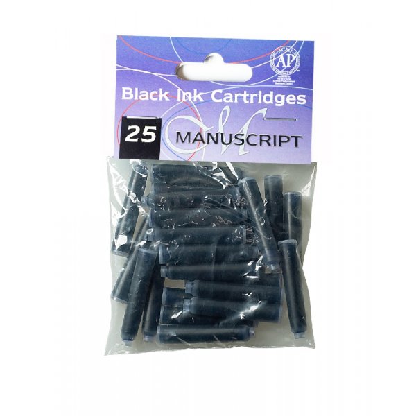 Mustepatruunoita 25 kpl