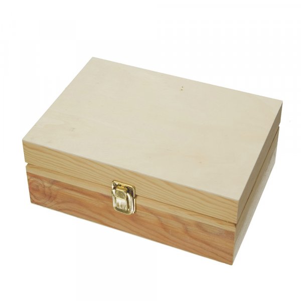 Puinen laatikko 23,5 x 17 x 9 cm - ksittelemtn