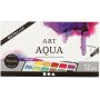 Art Aqua akvarellimaalit - metallivrit - 12 kpl