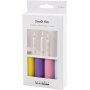 Vaaleat kynt - Vaaleansininen, vaaleanpunainen, violetti, keltainen - 4 x 30 ml