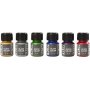 Lasimaali metalli - sekavrit - 6 x 30 ml