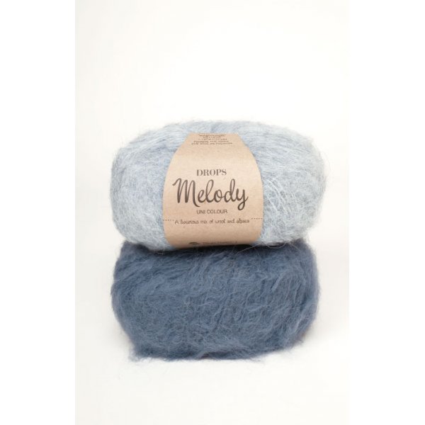 Drops Melody lanka - 50g (mohair efekti)