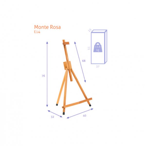 Maalausteline - Taulukko N14 - Monte Rosa