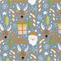 Lahjapaperi - Joulupukki - Joululahja - tikkari - poro - 5 m