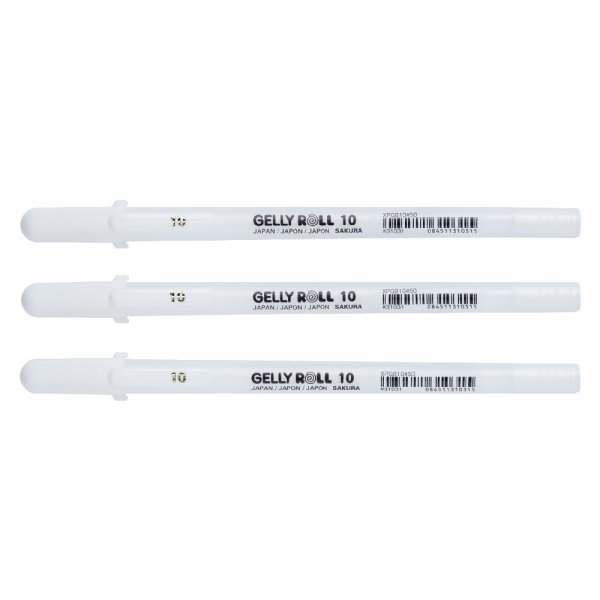 Geelikynt Sakura Gelly Roll - 3 kyn (valkoinen 10)