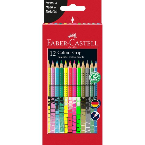 Vrikynt Grip 2001 Pastelli/Neon/Metallic - 12 kyn