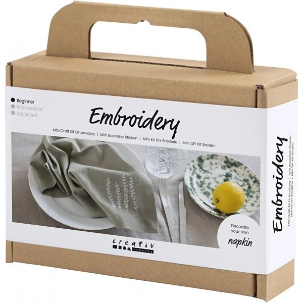 Mini DIY Kit -kirjonta, lautasliina