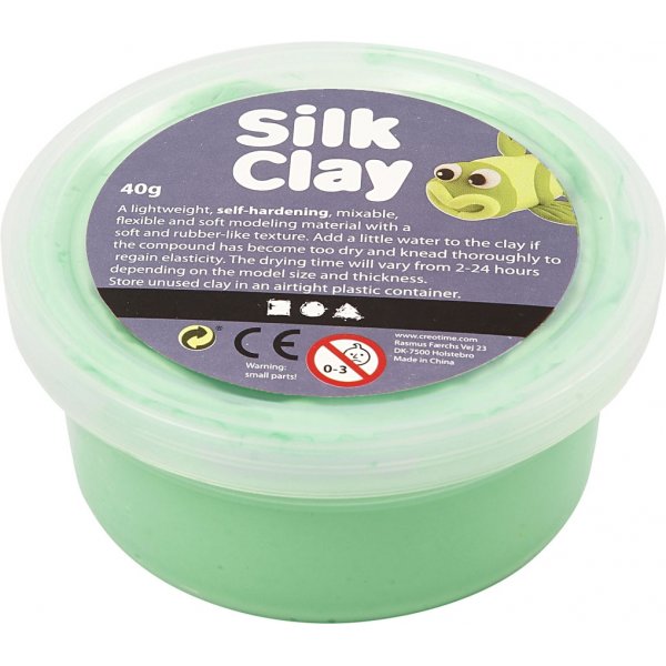 Silk Clay® - vaaleanvihreä - 40 g Silk Clay® - vaaleanvihreä - 40 g