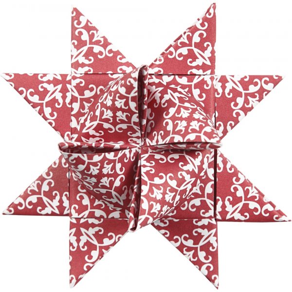 Thtinauhat - punainen - valkoinen - 6,5+11,5 cm - 60 nauhaa