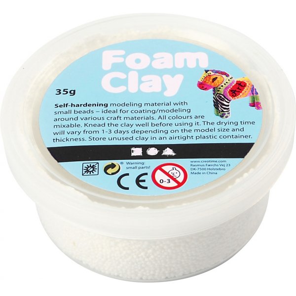 Foam Clay® - valkoinen - 35 g Foam Clay® - valkoinen - 35 g