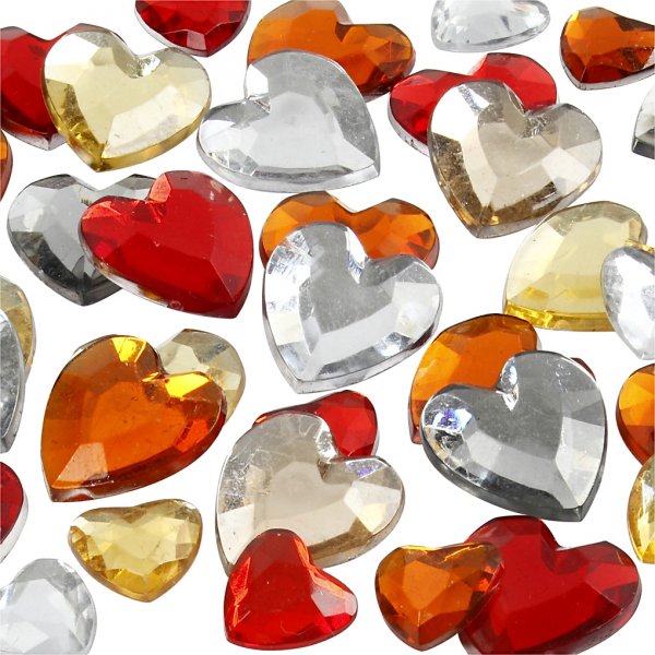 Strassit - punainen harmonia - 6+10+14 mm - 252 kpl