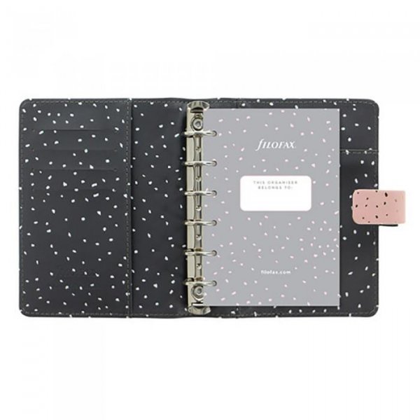 Jrjestelmkalenteri Filofax Pocket - Confetti Rose Quartz