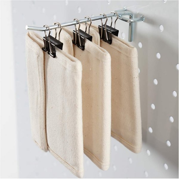 Klipsit - musta - 19 mm - 40 kpl