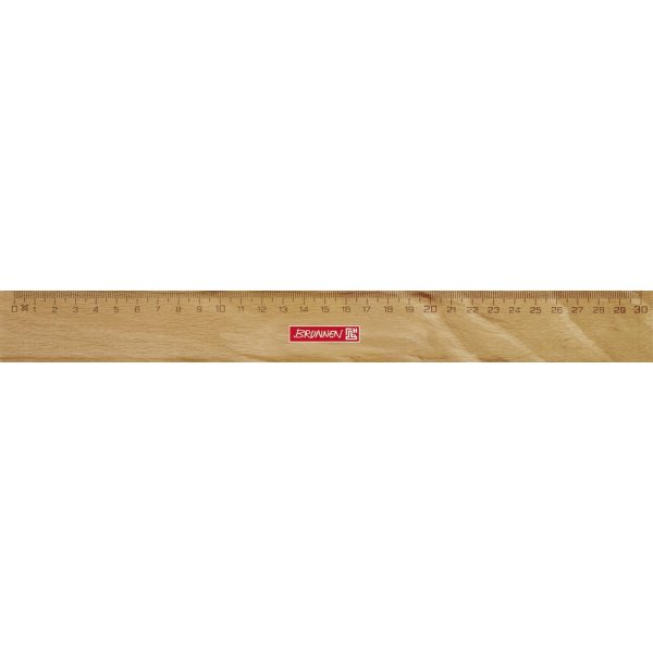 Puinen viivain 30 cm