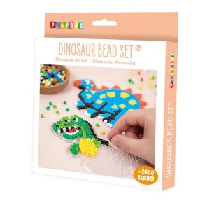 Helmisetti Dinosaurukset - T�ydellinen askartelusarja putkihelmill�