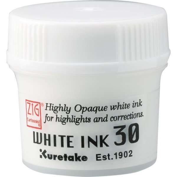 Muste 30 ml - valkoinen (korjaus)
