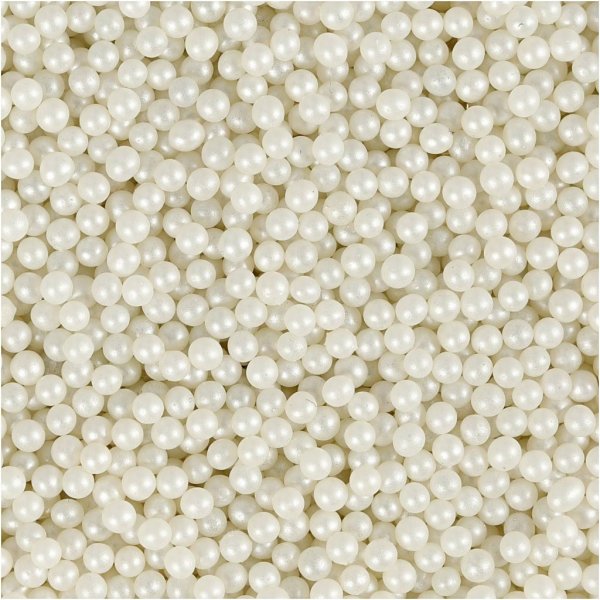 Pienet lasipallot - helmiäinen - 3 x 45 g Pienet lasipallot - helmiäinen - 3 x 45 g