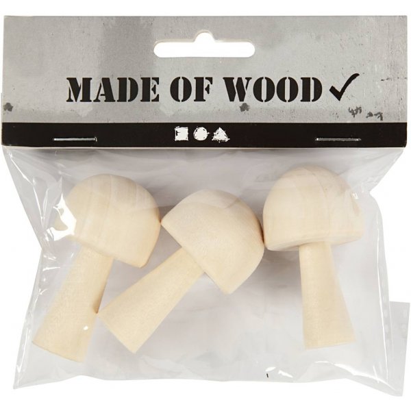 Puinen sieni - S2,9 cm - K5,2 cm - 3 kpl