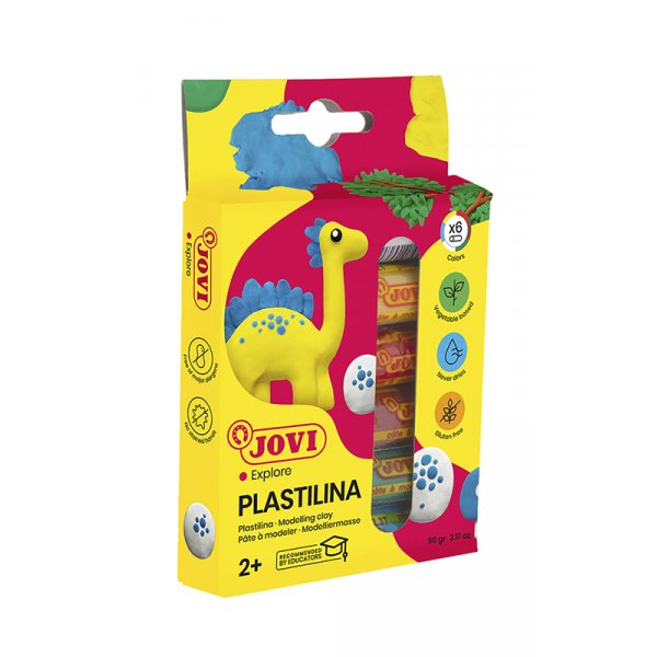Savi - Jovi Plastilina - 6-pakkaus sekavrej 15 g