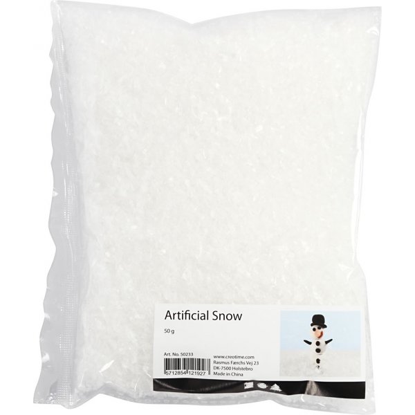 Keinotekoinen lumi - lpinkyv - 50 g