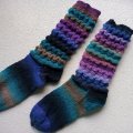 Asiakaskuva Viking lanka Nordlys 100g - turkoosi/harmaa/violetti (964)