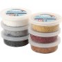 Foam Clay - ruskea harmonia - metallinen - 6 x 14 g