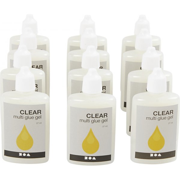 Kirkas Multi Glue Gel - 12 x 27 ml Kirkas Multi Glue Gel - 12 x 27 ml