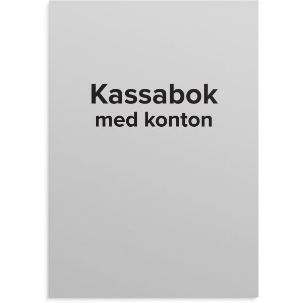Kassakirja tileineen - A5