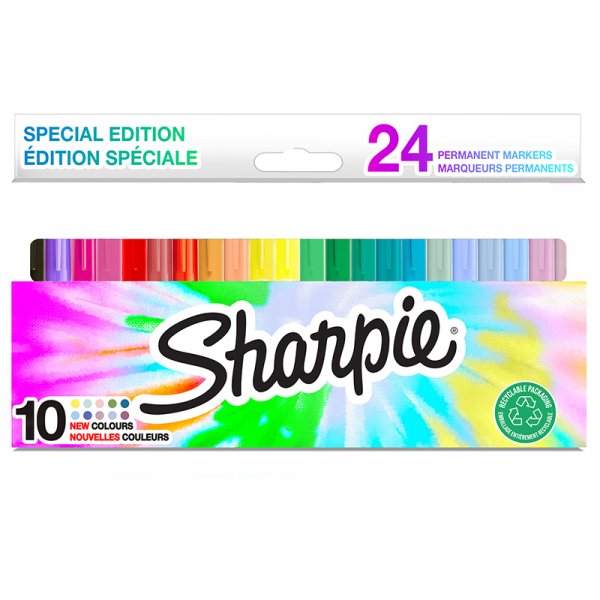 Kuitukynsarja Sharpie Permanent Market - 24 kpl - Eri vrej