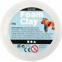 Foam Clay - valkoinen - glitter - 35 g
