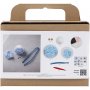 Mini DIY Kit Modeling, vaaleansininen, Monster Bobby